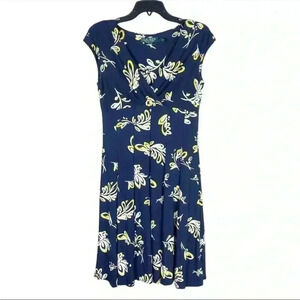 NWT ralph lauren polo spring floral cap sleeve dress‎